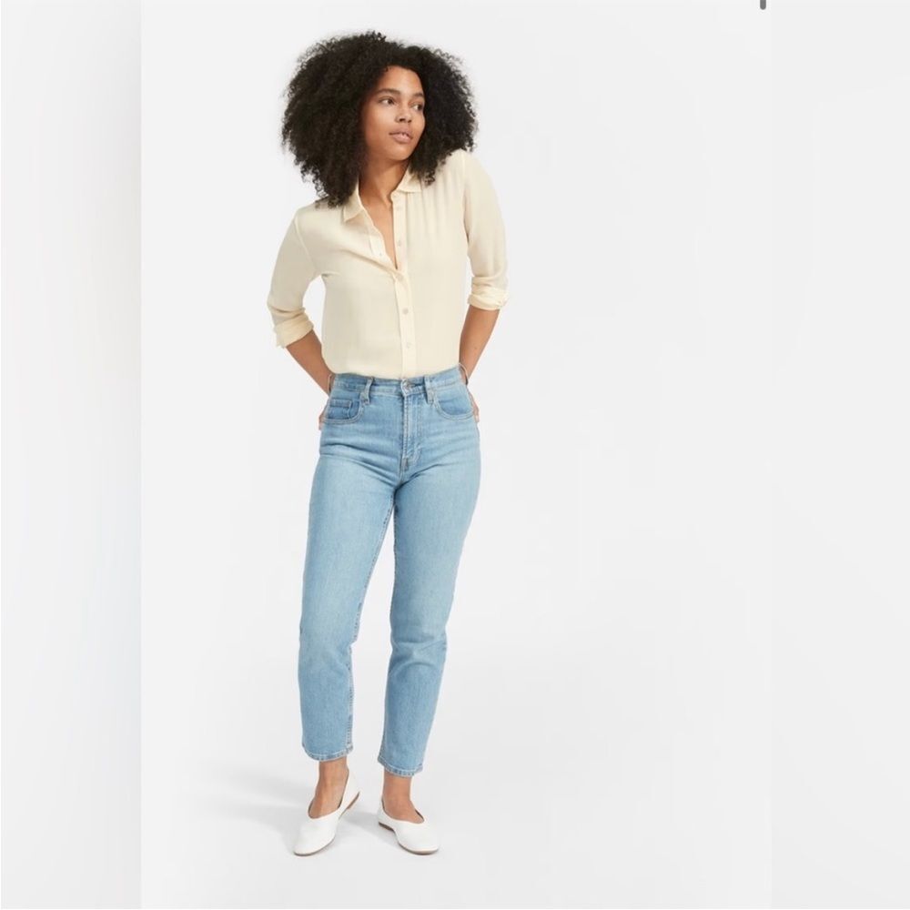 Everlane butter yellow Blouse